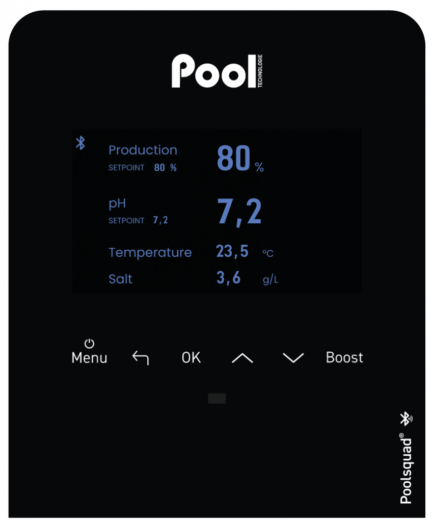 Poolsquad - salltwater chlorinator - pH regulator - POOL TECHNOLOGIE